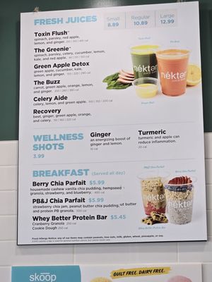 Menu photo 3 Nekter Juice Bar Temecula, CA