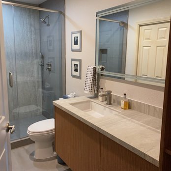 Triangle Construction Tri-Valley - Downstairs bath - view from doorway - General Contractors Near Me - Livermore, California