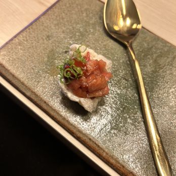 Tare - Negi toro on a chicharron - Sushi Bars Near Me - Austin, Texas