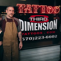 Third Dimension Tattoo - Jessica lockard   Dan Henk  Brian Murphy