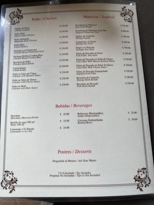 Menu photo 1 Casa Denis San Miguel de Cozumel, ROO Menu photo 1 Casa Denis San Miguel de Cozumel, ROO