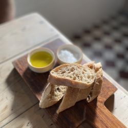 The Butcher Grill - Complimentary bread, olive oil