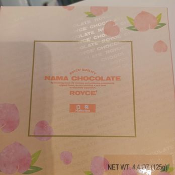 ROYCE Chocolate - Hakutou, white chocolate with peach. - Chocolatiers & Shops Near Me - Edgewater, New Jersey ROYCE Chocolate - Hakutou, white chocolate with peach. - Chocolatiers & Shops Near Me - Edgewater, New Jersey