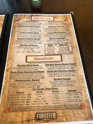 Menu photo 2 The Forester Pub Lincoln, ME Menu photo 2 The Forester Pub Lincoln, ME