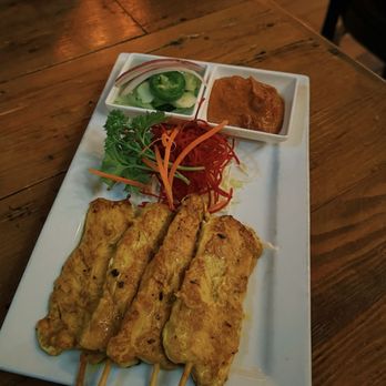 Talay Chicago - Chicken Satay (4) - Thai Near Me - Chicago, Illinois Talay Chicago - Chicken Satay (4) - Thai Near Me - Chicago, Illinois