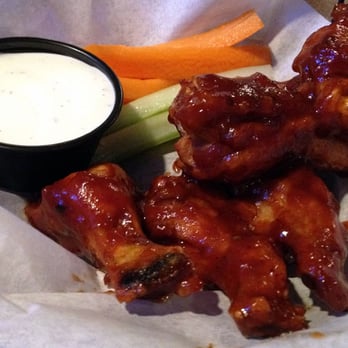 Cali BBQ - "Jalapeño BBQ" wings that came as the appetizer for dinner during SDRW 2015. - Barbeque Near Me - Spring Valley, California
