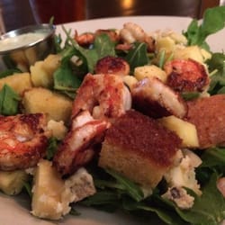 The Floridian - Cornbread Panzanella with Shrimp - amazing as always