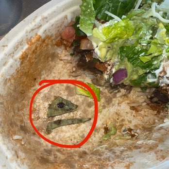 Chipotle Mexican Grill - The avocado skin in my bowl - Fast Food Near Me - Jacksonville, Florida