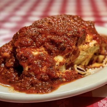 Filippi's Pizza Grotto Escondido - Half Order Lasagna with Meat Sauce - Italian Near Me - Escondido, California Filippi's Pizza Grotto Escondido - Half Order Lasagna with Meat Sauce - Italian Near Me - Escondido, California