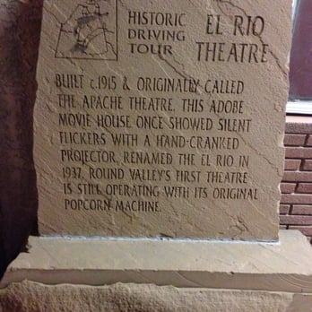 El Rio Movie Theatre - Brief history - Cinema Near Me - Springerville, Arizona El Rio Movie Theatre - Brief history - Cinema Near Me - Springerville, Arizona