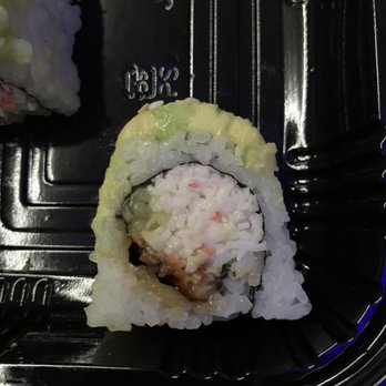 Bento Box Japanese Grill - Cross section of the caterpillar roll... can you find any unagi? - Japanese Near Me - Ontario, California