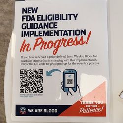 We Are Blood - FDA info