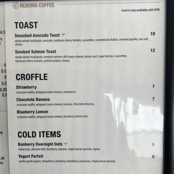 Reborn Coffee - Menu - Coffee & Tea Near Me - Manhattan Beach, California Reborn Coffee - Menu - Coffee & Tea Near Me - Manhattan Beach, California