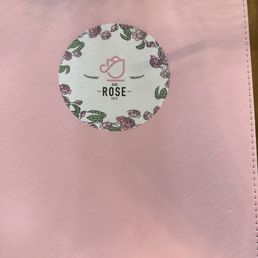 Front of the menu