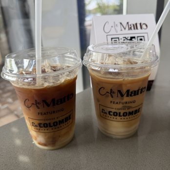 Cafe Matto - Macchiatos! One is brown sugar cinnamon and the other is hazelnut both delicious!!! - Coffee & Tea Near Me - Mount Pocono, Pennsylvania Cafe Matto - Macchiatos! One is brown sugar cinnamon and the other is hazelnut both delicious!!! - Coffee & Tea Near Me - Mount Pocono, Pennsylvania