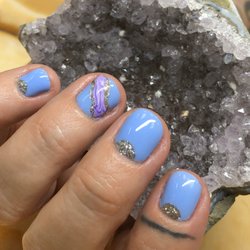 Gel polish on natural nail