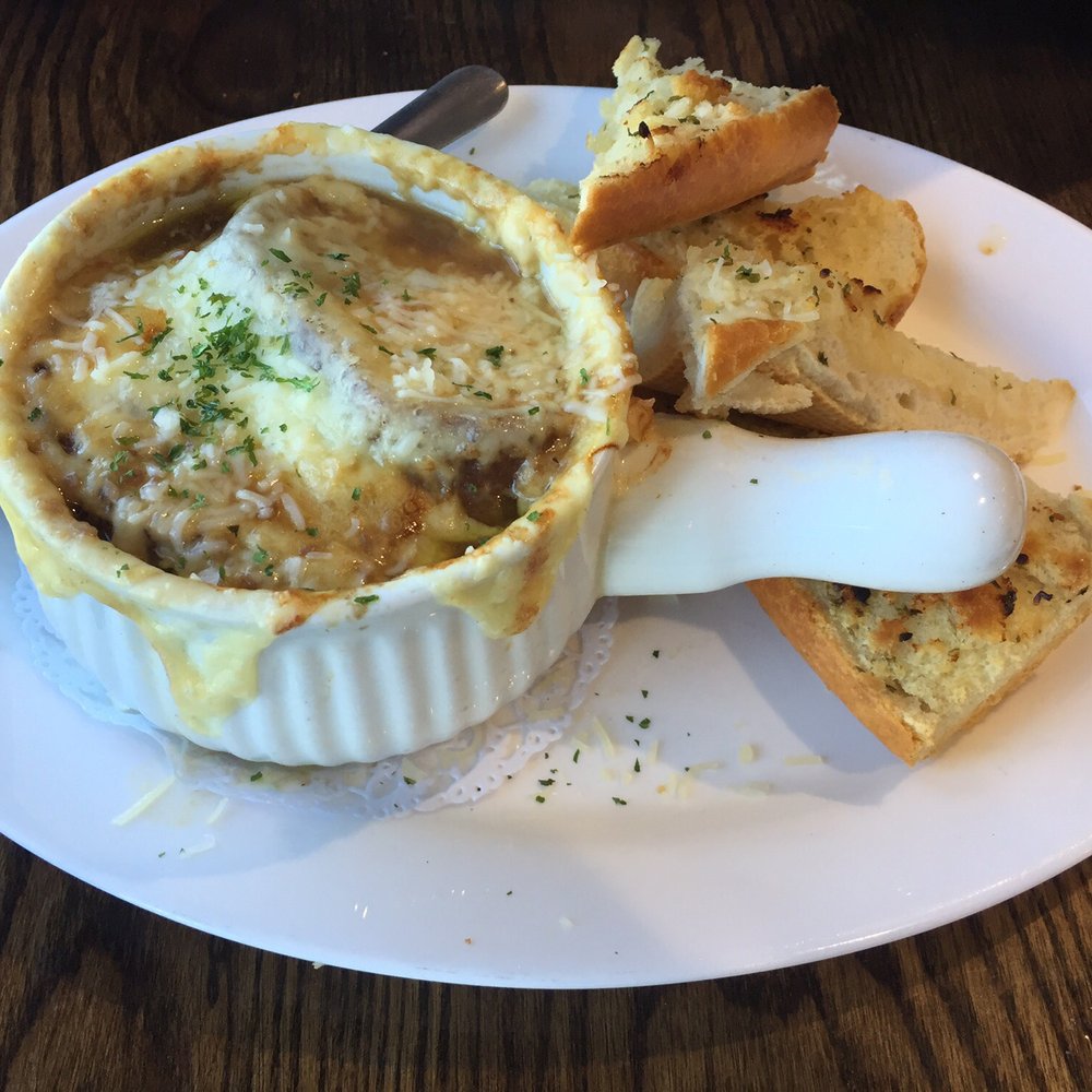 Rhino's Roadhouse - French Onion Soup - Breakfast & Brunch Near Me - Bewdley, Ontario Rhino's Roadhouse - French Onion Soup - Breakfast & Brunch Near Me - Bewdley, Ontario