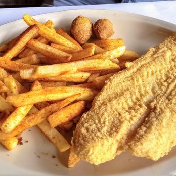 Crawfish ATX - Catfish dinner with cajun fries - Cajun/Creole Near Me - Austin, Texas