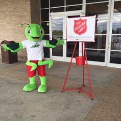 855 Bugs - Manny rang the bell for The Salvation Army at The Richland Mall