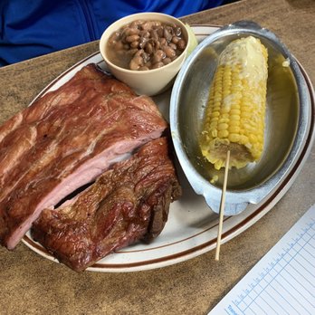 Jake's Rib - "Small" rib plate - Barbeque Near Me - Chickasha, Oklahoma