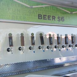 Franksville Craft Beer Garden - Truck taps