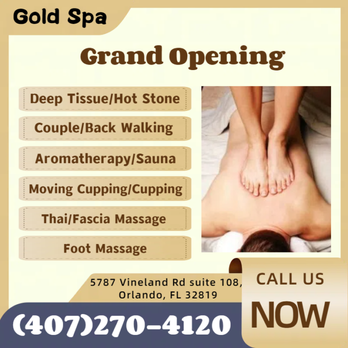 Gold Spa - Massage Therapy Near Me - Orlando, Florida
