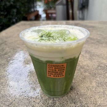 Community Goods - Matcha einspanner - Coffee & Tea Near Me - Los Angeles, California Community Goods - Matcha einspanner - Coffee & Tea Near Me - Los Angeles, California
