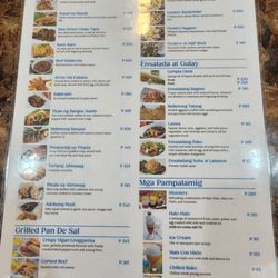 Café Via Mare - Menu