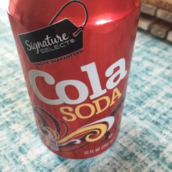 Safeway - Safeway house brand,  if coke and dr pepper had a baby,  more caramel than cola taste.