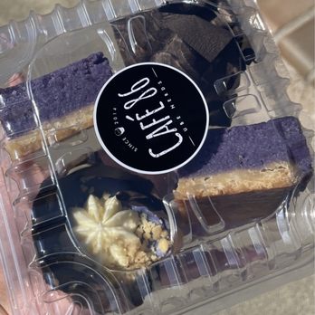 Cafe 86 - Ube truffle ball, ube cheesecake, and ube butter bar - Desserts Near Me - Union City, California Cafe 86 - Ube truffle ball, ube cheesecake, and ube butter bar - Desserts Near Me - Union City, California