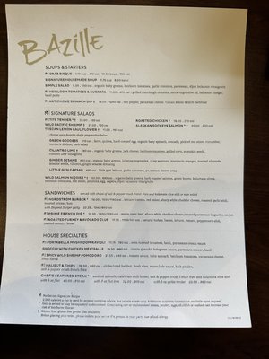 Menu photo 3 Bazille at Nordstrom Corte Madera, CA Menu photo 3 Bazille at Nordstrom Corte Madera, CA