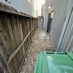 Houston 4 Lease - "Back yard full of weeds"