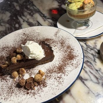 Even Coast - Chocolate tart & Ec affogato - Seafood Near Me - Dallas, Texas Even Coast - Chocolate tart & Ec affogato - Seafood Near Me - Dallas, Texas
