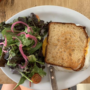 Over Easy - Fried Egg Sandwich with greens - Breakfast & Brunch Near Me - Kailua, Hawaii