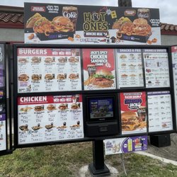 Current drive thru menu, June 2026