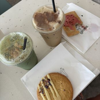 Grove Surf + Coffee - Banana matcha, passion fruit sugar cookie - Coffee & Tea Near Me - St. Pete Beach, Florida