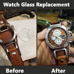 Quickly Fix - Broken Watch Glass? We have you covered. Come in for a free estimate.