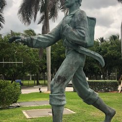 The Barefoot Mailman Statue