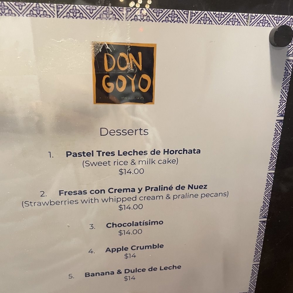 Don Gallo - Dessert menu - Mexican Near Me - Park City, Utah Don Gallo - Dessert menu - Mexican Near Me - Park City, Utah