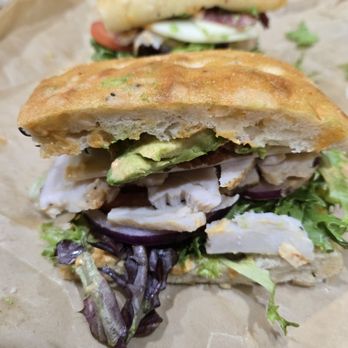 Panera Bread - Chicken Avocado on Foccacia - Salad Near Me - University City, Missouri