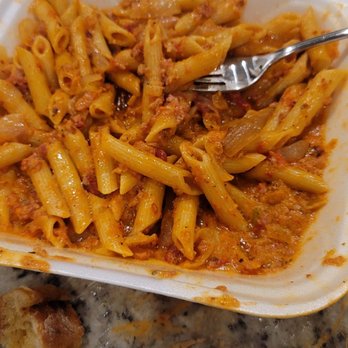 Ariani - Penne alla vodka (bacon soup) - Italian Near Me - Cape Coral, Florida