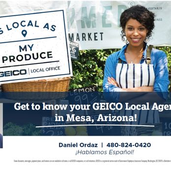 Daniel Ordaz - GEICO Insurance Agent - Home & Rental Insurance Near Me - Mesa, Arizona Daniel Ordaz - GEICO Insurance Agent - Home & Rental Insurance Near Me - Mesa, Arizona
