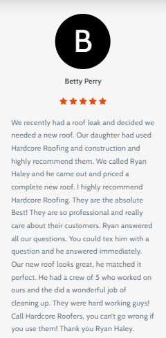 Slide of Hardcore Roofing & Construction