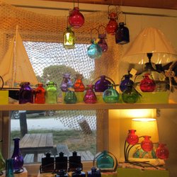 Moby's Cargo - Hanging glass vases for rooting or flowers.