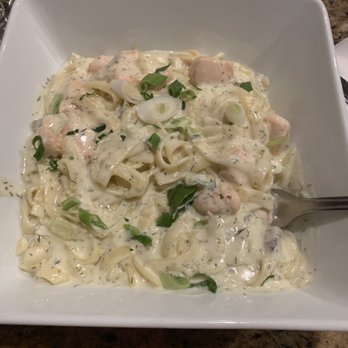 Lucrezia Cafe & Catering - Fettuccine Salmon - Italian Near Me - Chesterton, Indiana