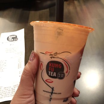 Kung Fu Tea - Oolong milk tea with herbal jelly - Bubble Tea Near Me - Albuquerque, New Mexico