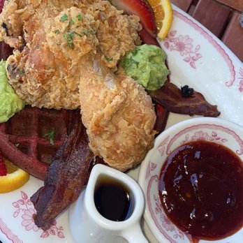 Plain Jane - Chipotle Honey Fried Chicken and Red Velvet Waffles - Breakfast & Brunch Near Me - San Francisco, California Plain Jane - Chipotle Honey Fried Chicken and Red Velvet Waffles - Breakfast & Brunch Near Me - San Francisco, California