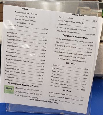 Menu photo 3 Fayard’s Marathon Ocean Springs, MS