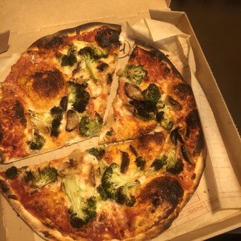 MOD Pizza - a pizza with broccoli and cheese - Fast Food Near Me - Highlands Ranch, Colorado