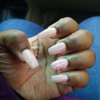 The Nail Bar - Cuticles was rough. Didnt like accent nail but like the peachy pink color and shape for my fat fingers. - Nail Salons Near Me - Decatur, Georgia The Nail Bar - Cuticles was rough. Didnt like accent nail but like the peachy pink color and shape for my fat fingers. - Nail Salons Near Me - Decatur, Georgia